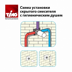 Timo Смеситель для душа Saona 2389/17SM – фотография-2